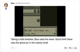 Illustration for article titled Let's play Pokemon Blue, Miiverse style part 6